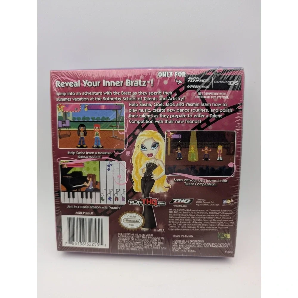 Bratz The Movie Nintendo Game Boy Advance Complete Factory Sealed